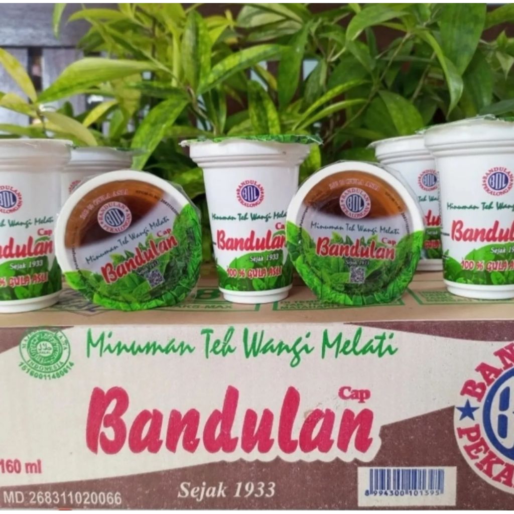 Teh Bandulan 1dus (160 ml x 24pcs)- bandulan hijau