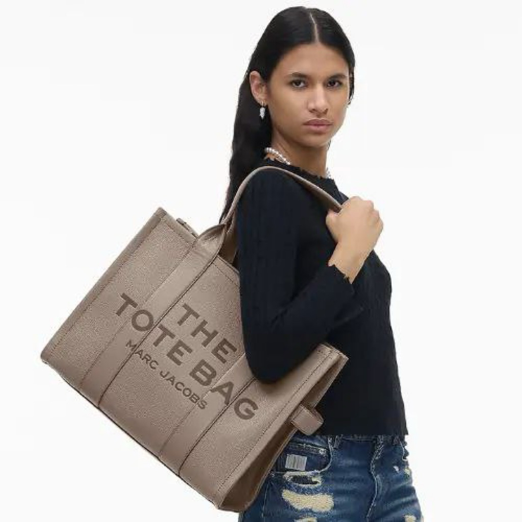 new marc jacobs mj traveler large tote leather bag