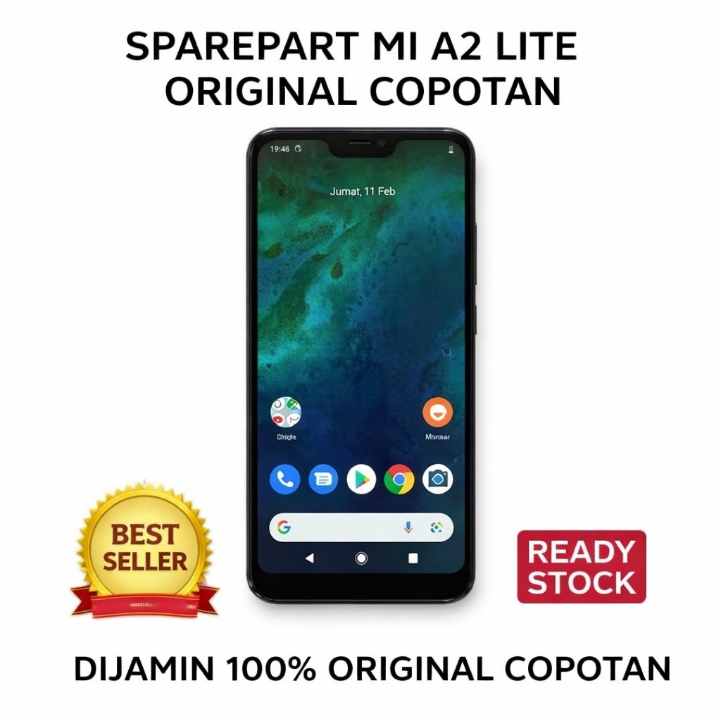 Sparepart Mi A2 Lite Original Copotan