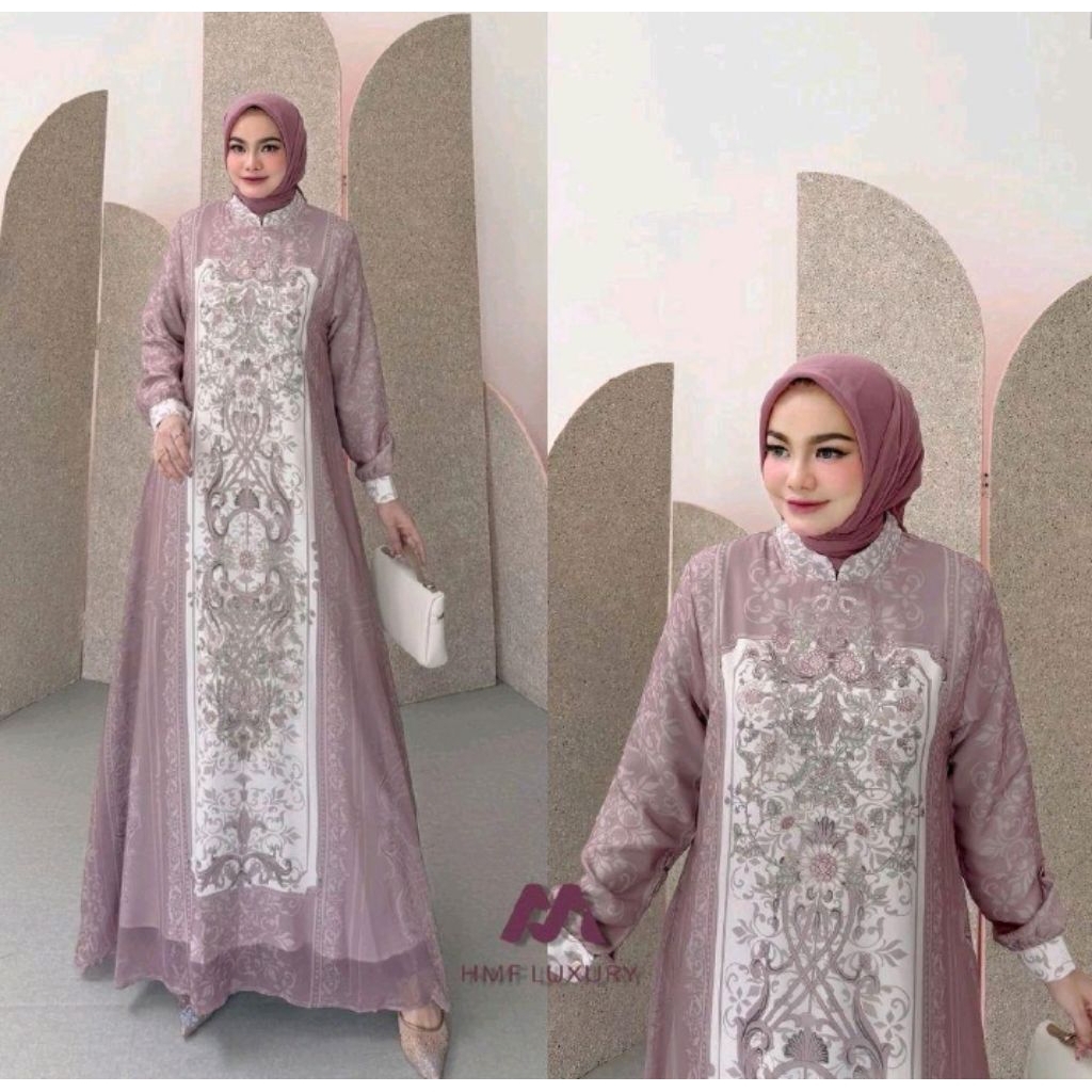 Sameha vol 13 dress gamis ORI By HMF LUXURY