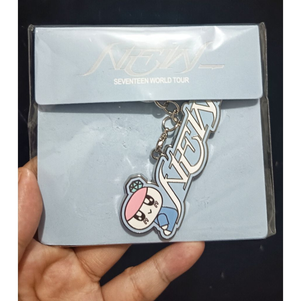 [Ready Stock] Bongbongee Metal Magnet Keyring Seventeen