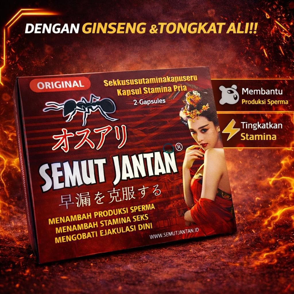Kapsul Semut Jantan Original Herbal  Privasi Aman, Mudah Dibawa