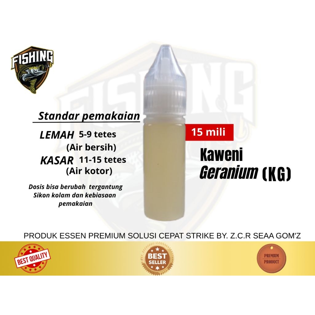 ESSEN KAWENI GERANIUM/ ESSEN OPLOSAN IKAN MAS