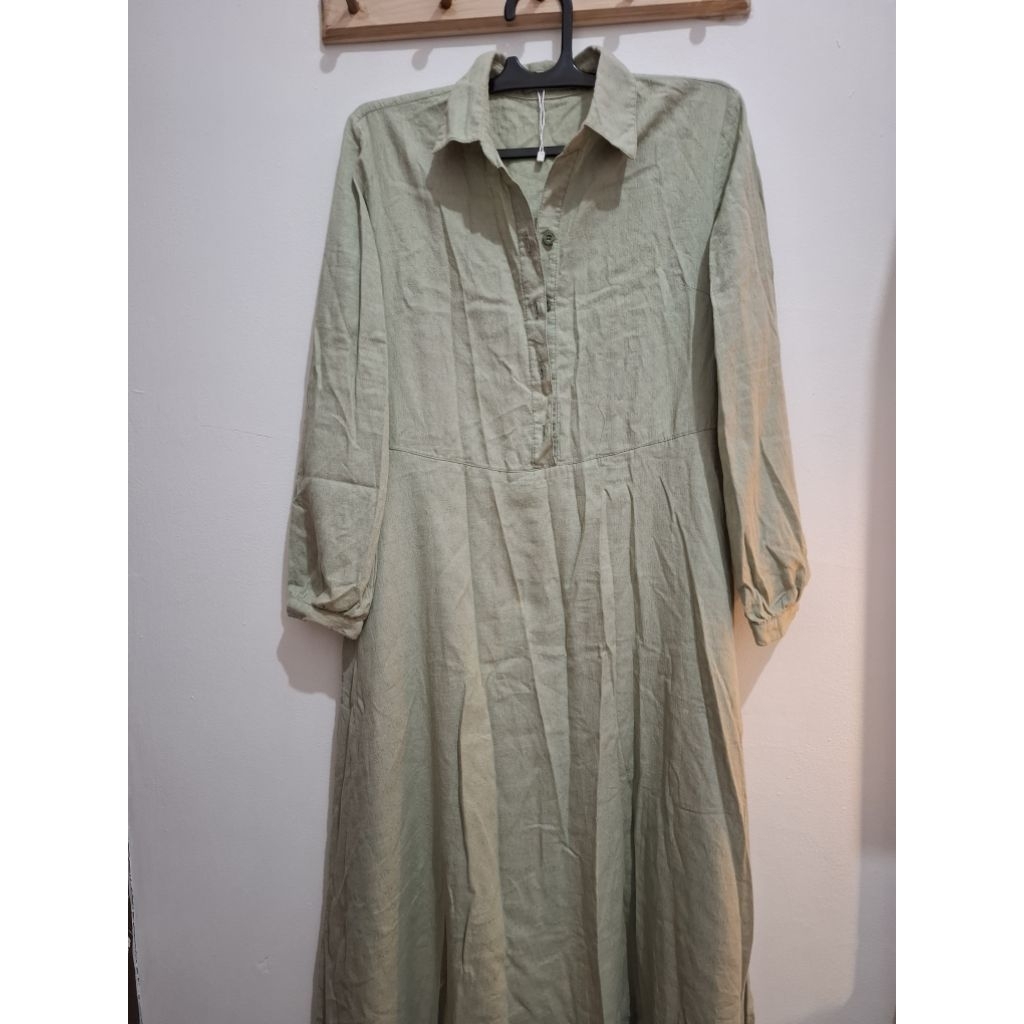 Preloved Gamis Hijau Expand