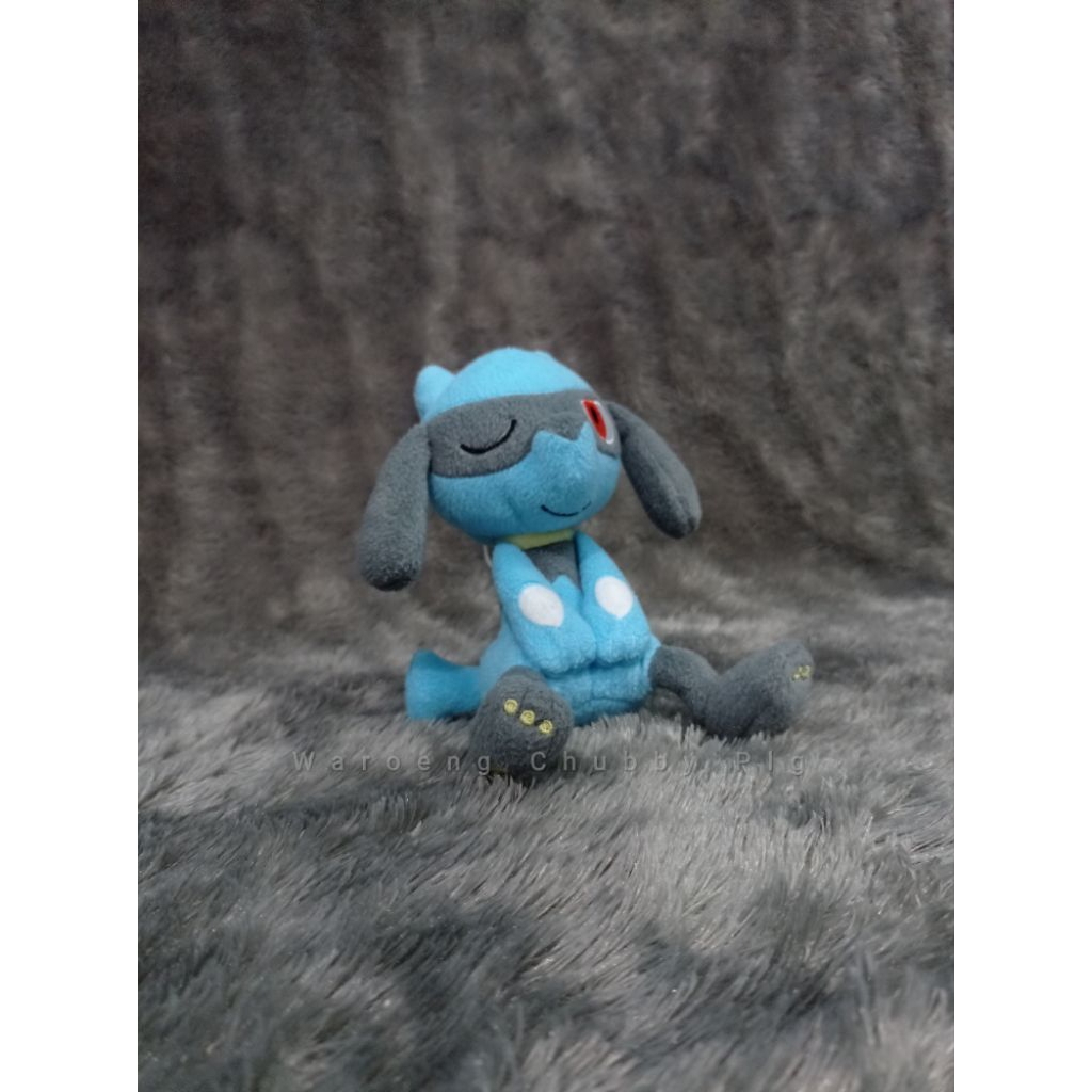 Boneka Pokemon Riolu - Lucario - ORI Banpresto - Size S
