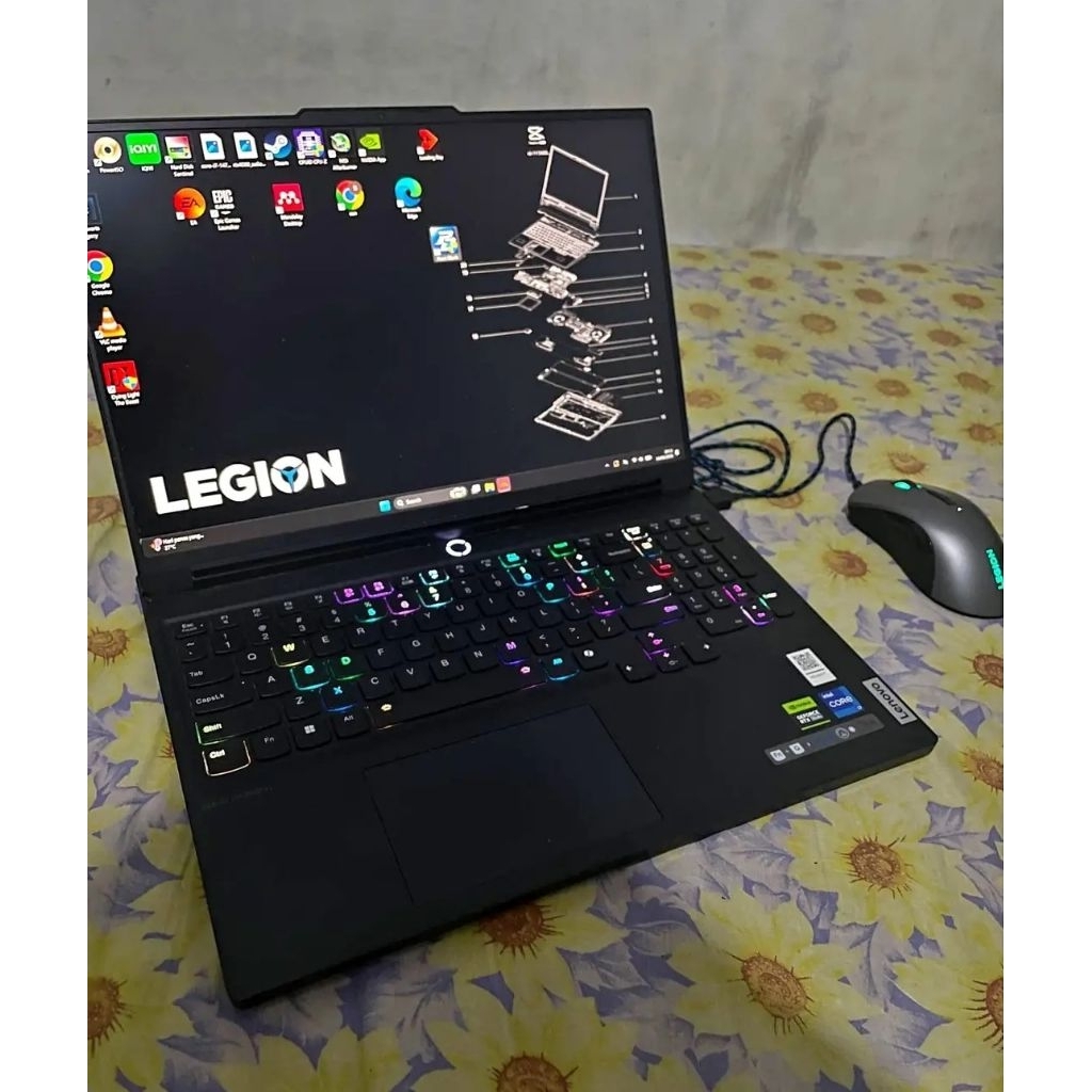 LENOVO LEGION 7 16irx9 i7 14700HX RAM32 GB SSD1TB RTX4060