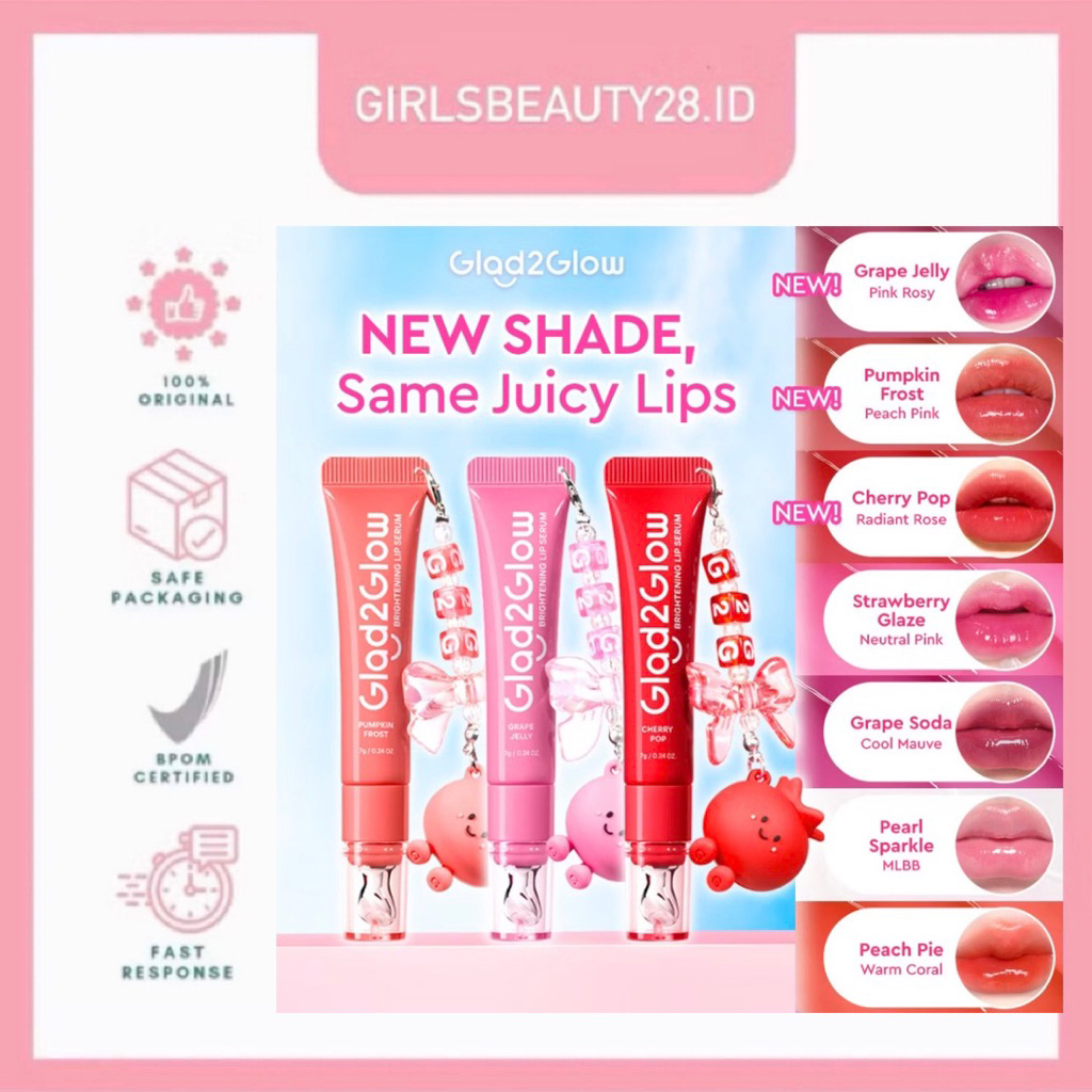 GLAD2GLOW Brightening Lip Serum / Lip serum G2G