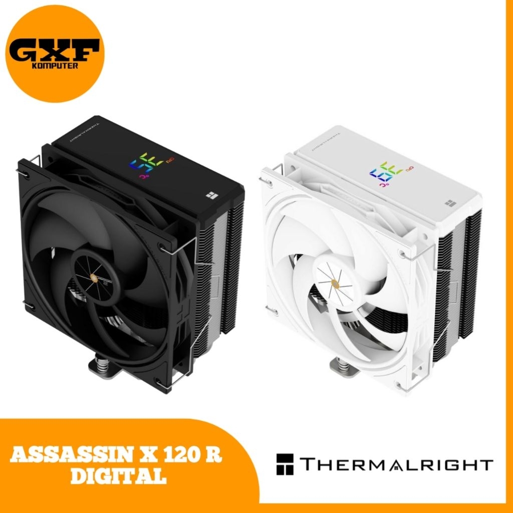 THERMALRIGHT ASSASSIN X 120 R DIGITAL (1X 120MM FAN + 4X HEATPIPES + DIGITAL DISPLAY)