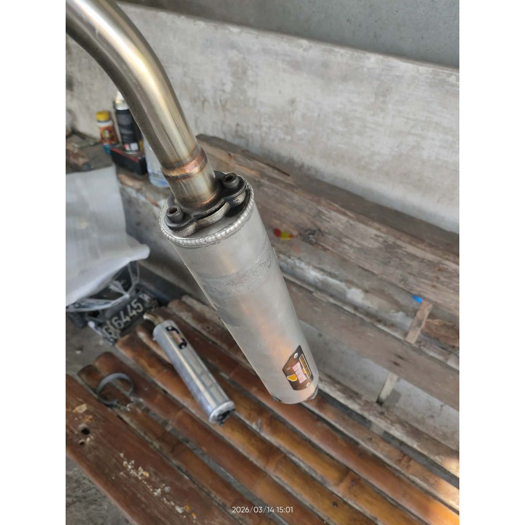 knalpot Ninja R / knalpot ninja SS Ahau1 knalpot Ahau1 model L perut 39 second