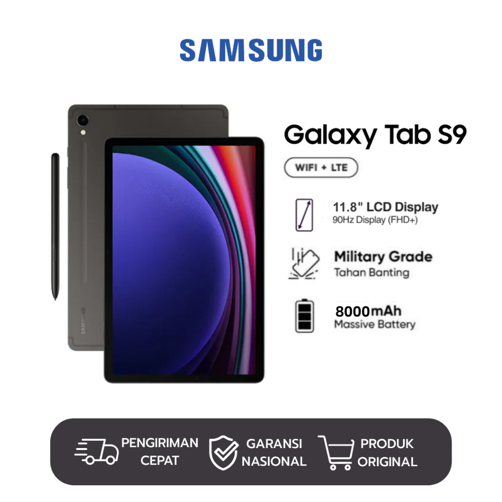 Samsung Galaxy S9 Tab 11 Inch | 5G/4G LTE | 16GB RAM 512GB ROM | Dual SIM | Android Tablet