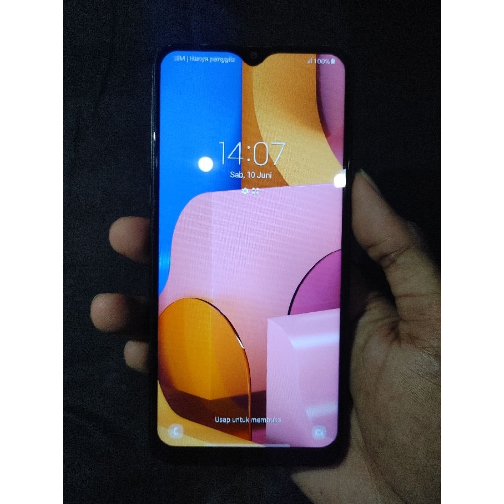 mesin samsung a20s 4/64 nyala minus