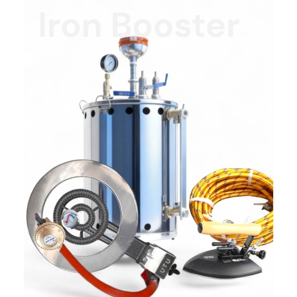 Setrika Uap Laundry Ukuran 20 liter Bahan Full stenlis stell