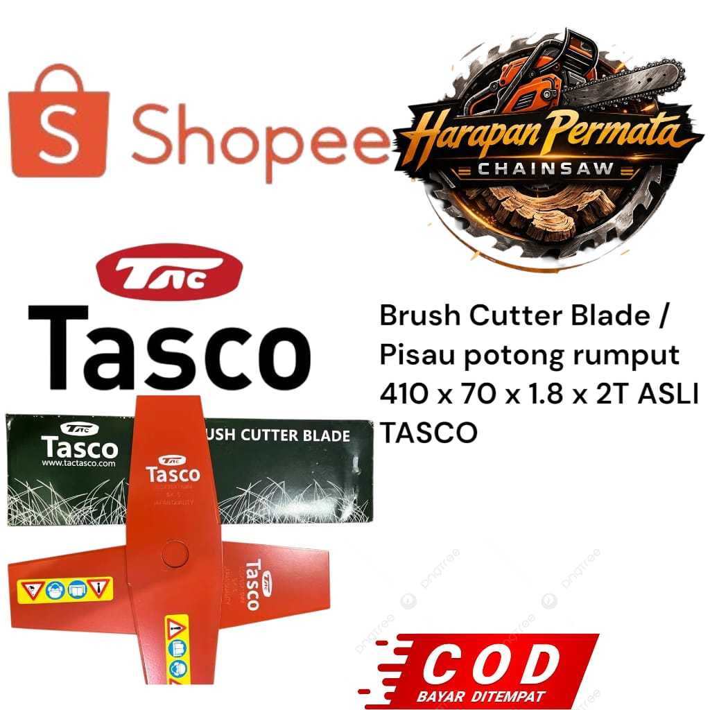 Mata pisau potong rumput tasco - Brush CUTTER BLADE - Pisau kotak mesin potong rumput TASCO