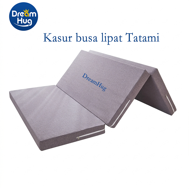 DreamHug Kasur Lantai Kasur Busa Lipat Kasur Premium Foldable Mattress Tebal 10CM