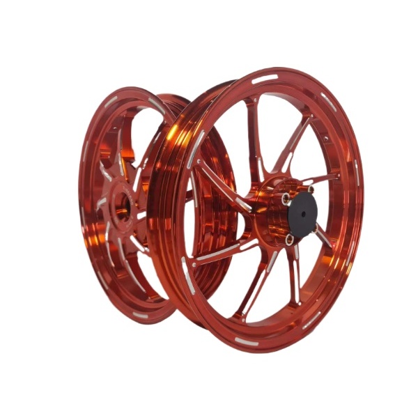 Velg Ring 14 Beat  Vario 125 ,Veleg CNC racing Dana Pelajar Seperti veleg vnd delkevic rossi, Orange
