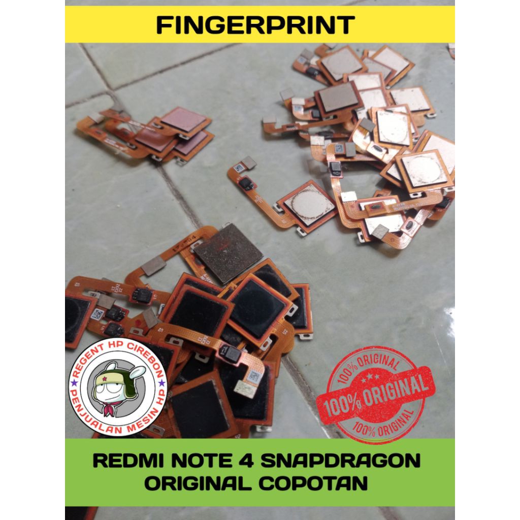 (PART HP) FINGERPRINT REDMI NOTE 4 SNAPDRAGON