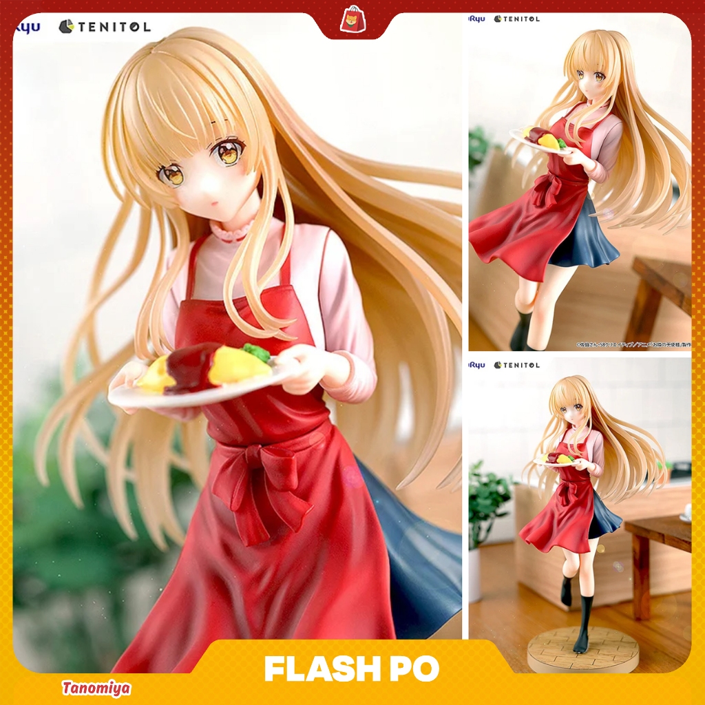 [FLASH PO] TENITOL Figure Shiina Mahiru - Otonari no Tenshi-sama ni Itsunomanika Dame Ningen ni Sare