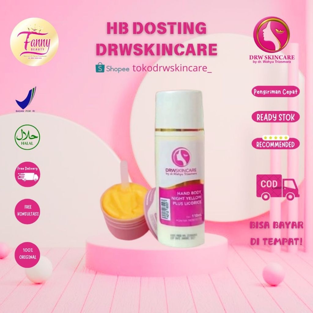 DRW Skincare Handbody Night Yellow plus Licorice / HB Dosting 75gr
