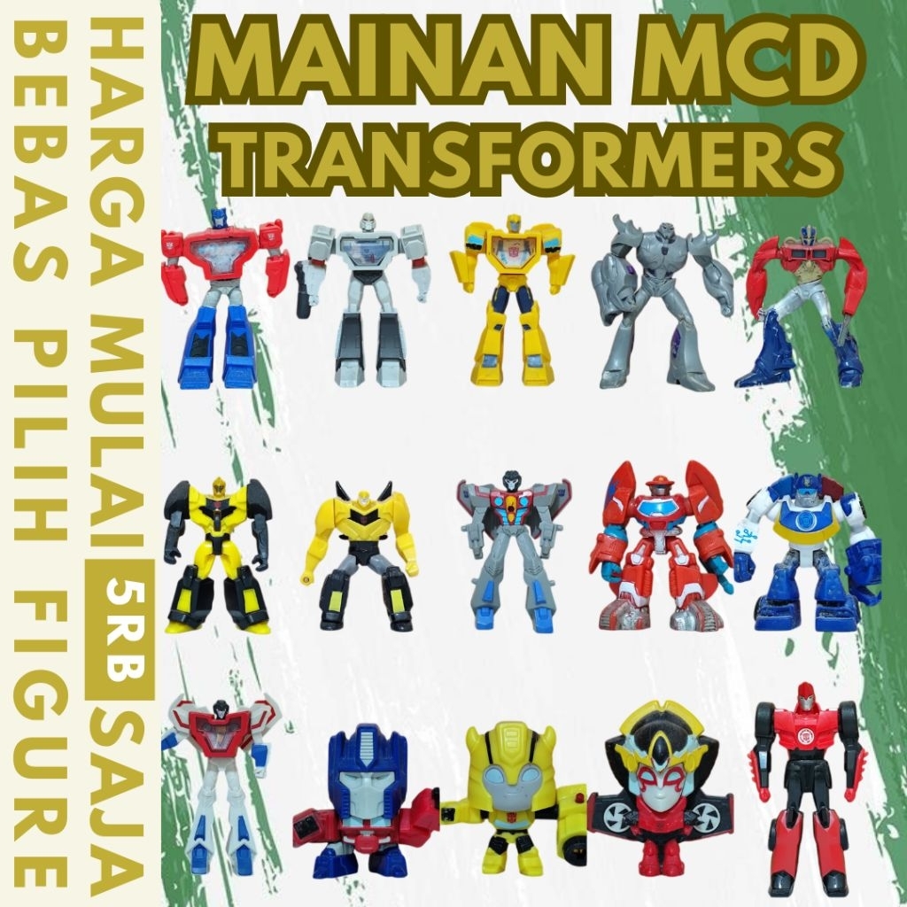 Mainan Preloved Action Figure Anak Cowok Cewek Murah Second Pajangan Display Koleksi MCD Brand Origi
