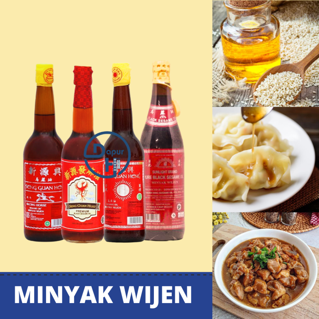 MINYAK WIJEN Sesame Oil 620 ml Halal // Matahari Kuda Poenix // Sunlight Brand Wijen Hitam //DH