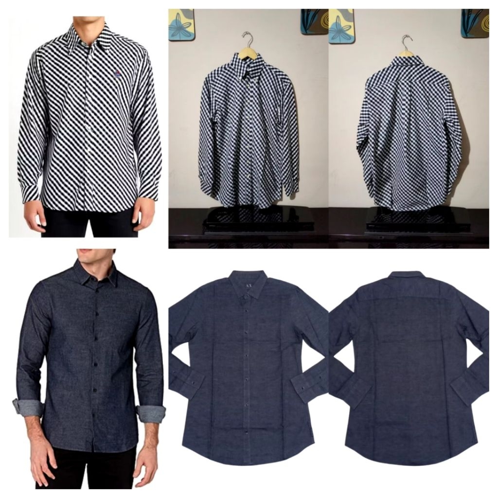 Paket Kemeja Etro & Armani Exchange
