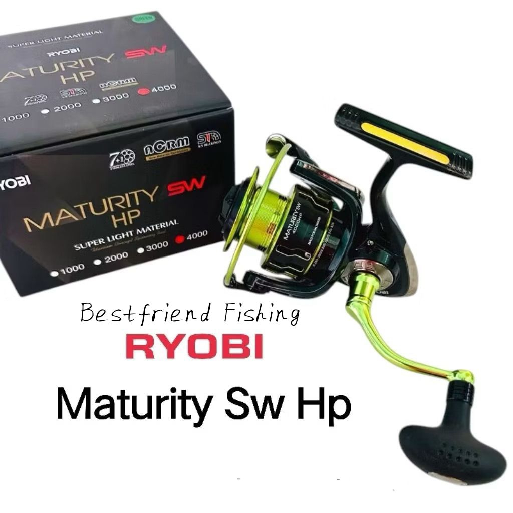 Reel RYOBI MATURITY SW HP GREEN - Power Handle Saltwater (Size 1000-8000)