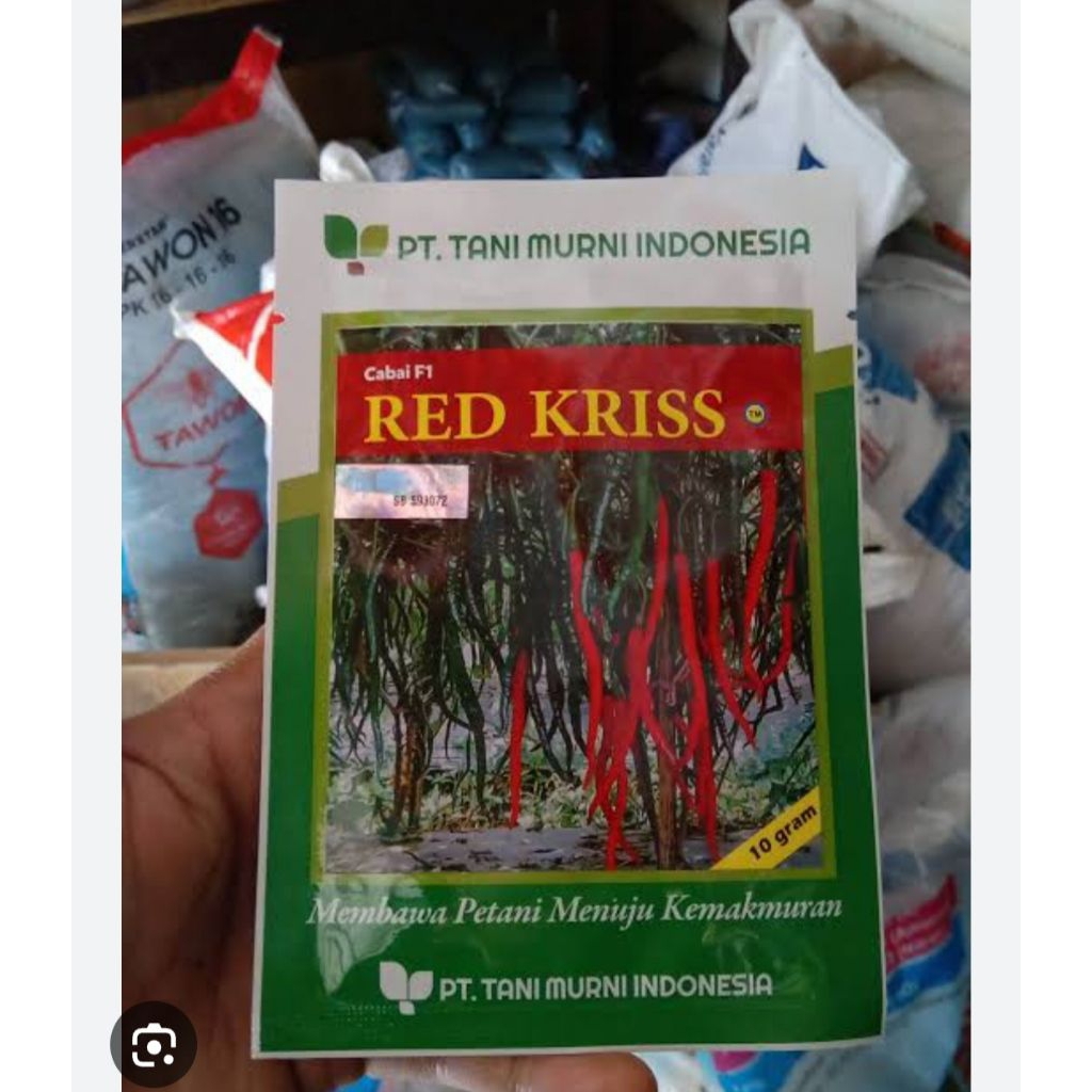 benih cabe keriting RED KRISS F1 10 gram