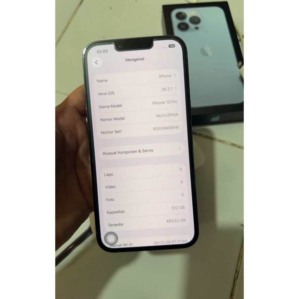 iphone 13 pro / iphone bekas / iphone bekas 13 pro / 512gb resmi