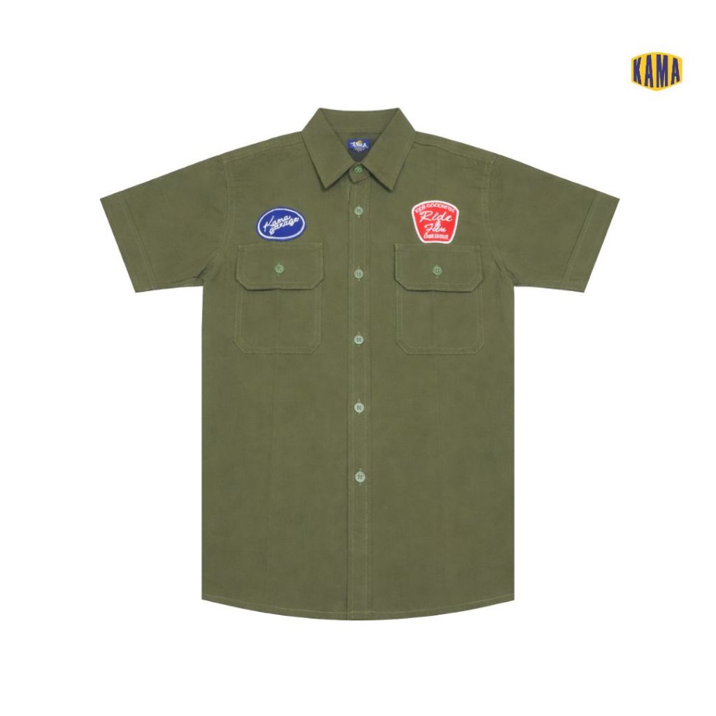 KAMA GARAGE Workshirt - Kemeja Kerja Anak - Baju Bengkel Anak