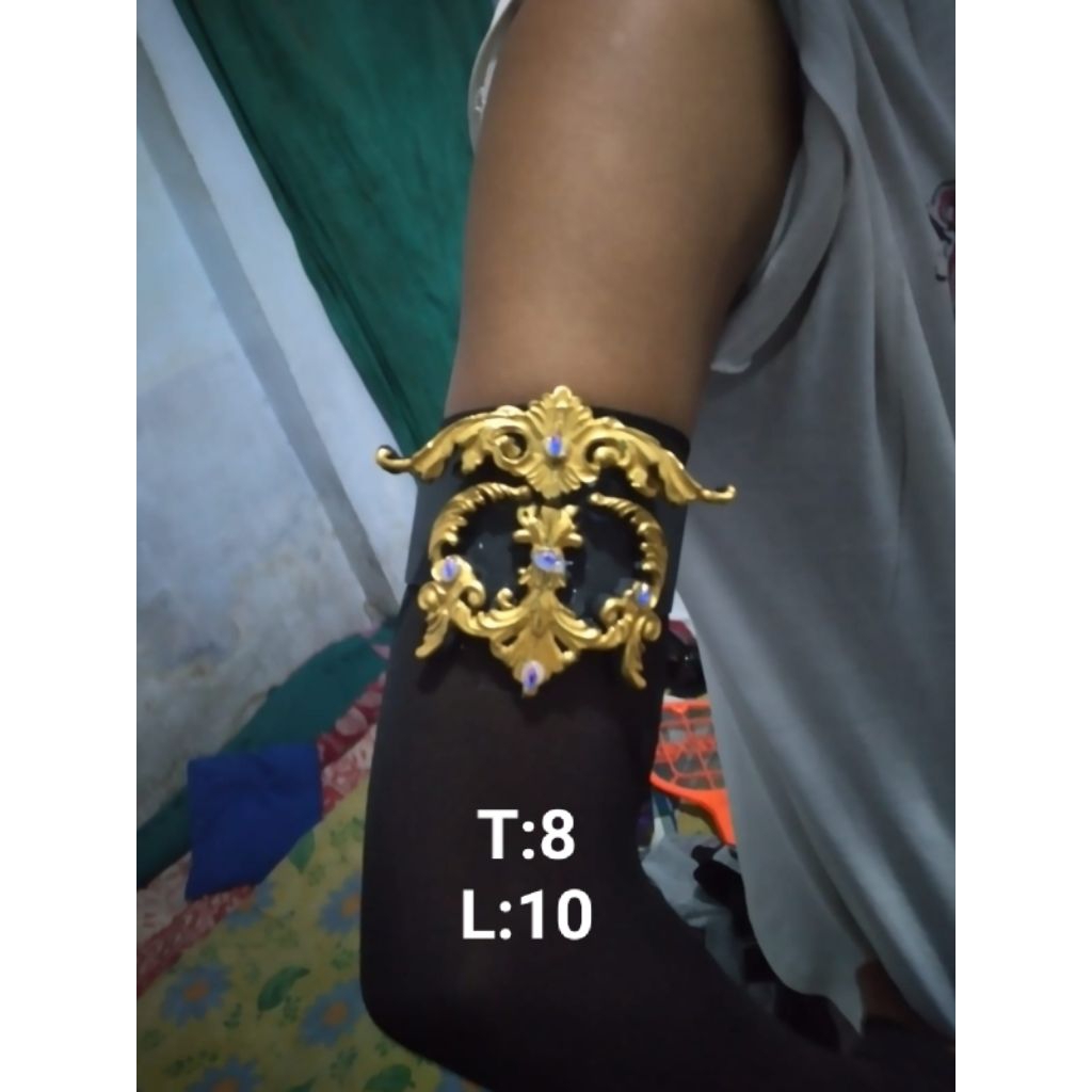 Gelang lengan bahan lem tembak sepasang 30rb