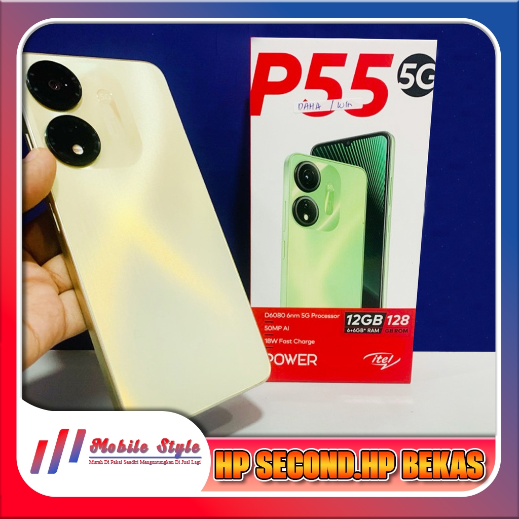 iTel P55 5G Ram 6 Rom 128GB Second Mobile Style Store
