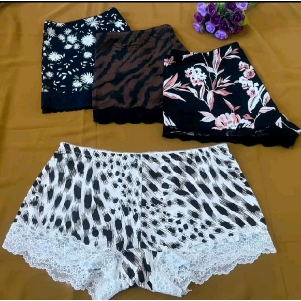 CD WANITA |HOTPANTS |CD JUPE MOTIF RENDA| BIJIAN RANDOM