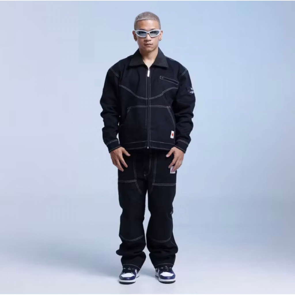 W.ESSENTIELS Dresden Work Jacket in Black