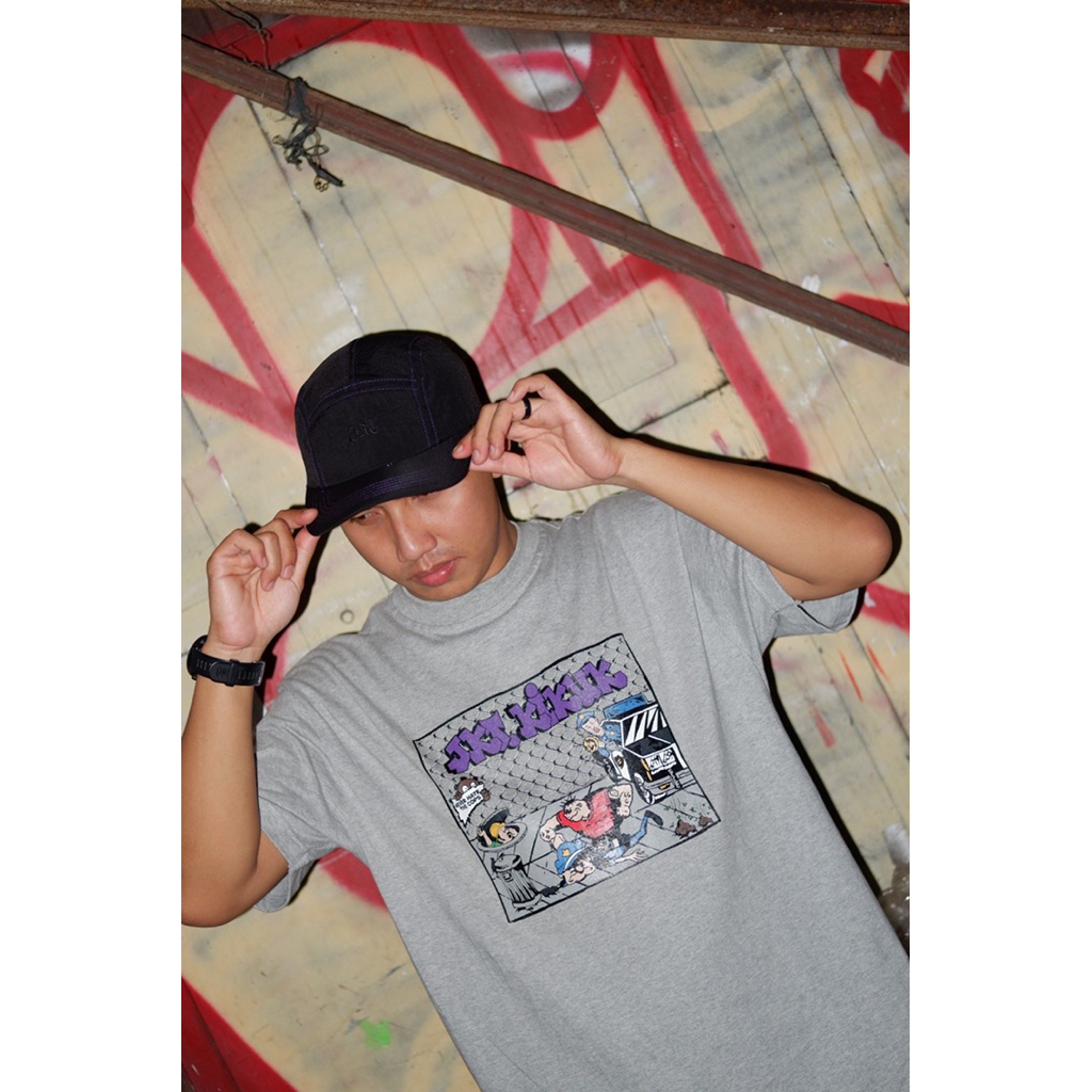 TSHIRT 4-EVER HATE IN GREY FROM JAKARTA KIKUK