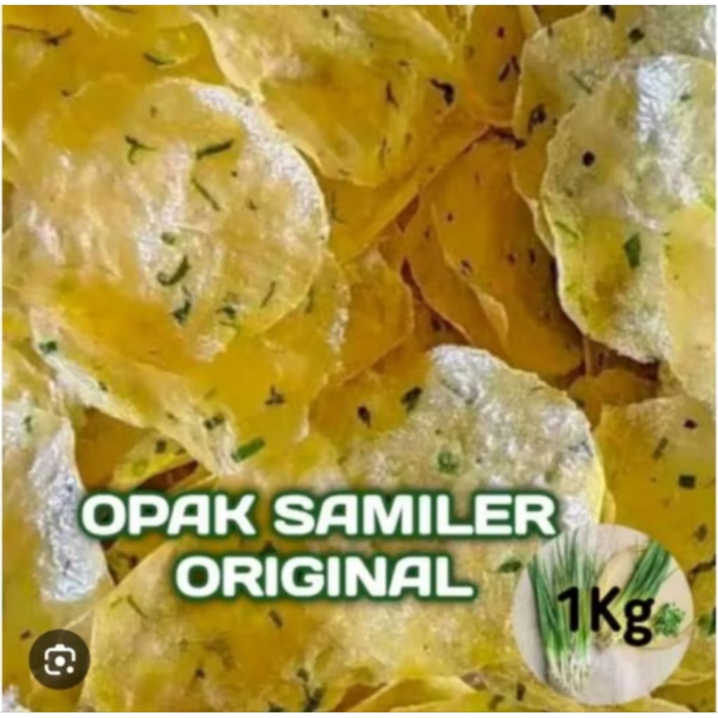 Kerupuk Samiler Mentah Original 1kg / kecimpring