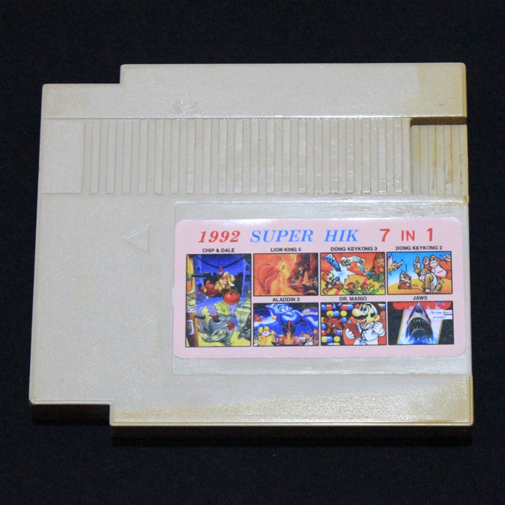 Kaset Nintendo Vcom 7 in 1 Chip N Dale Multi Game 8 Bit 72 Pin Tested Normal Jadul Nostalgia 90an