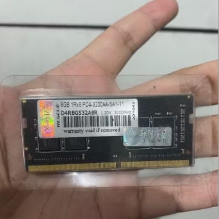 RAM Sodimm DDR4 8GB 3200MHz V-Gen LAPTOP