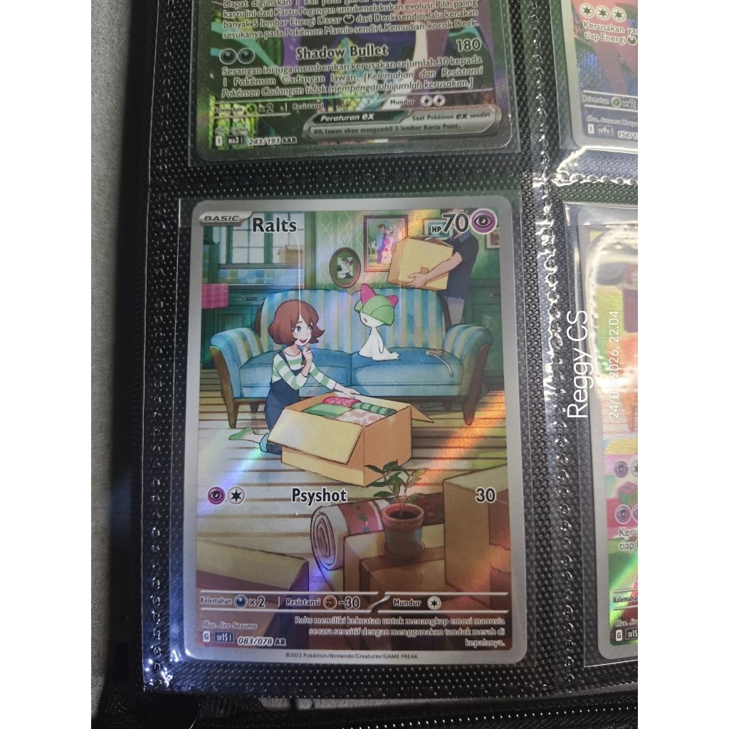Ralts AR POKEMON SET SCARLET EX