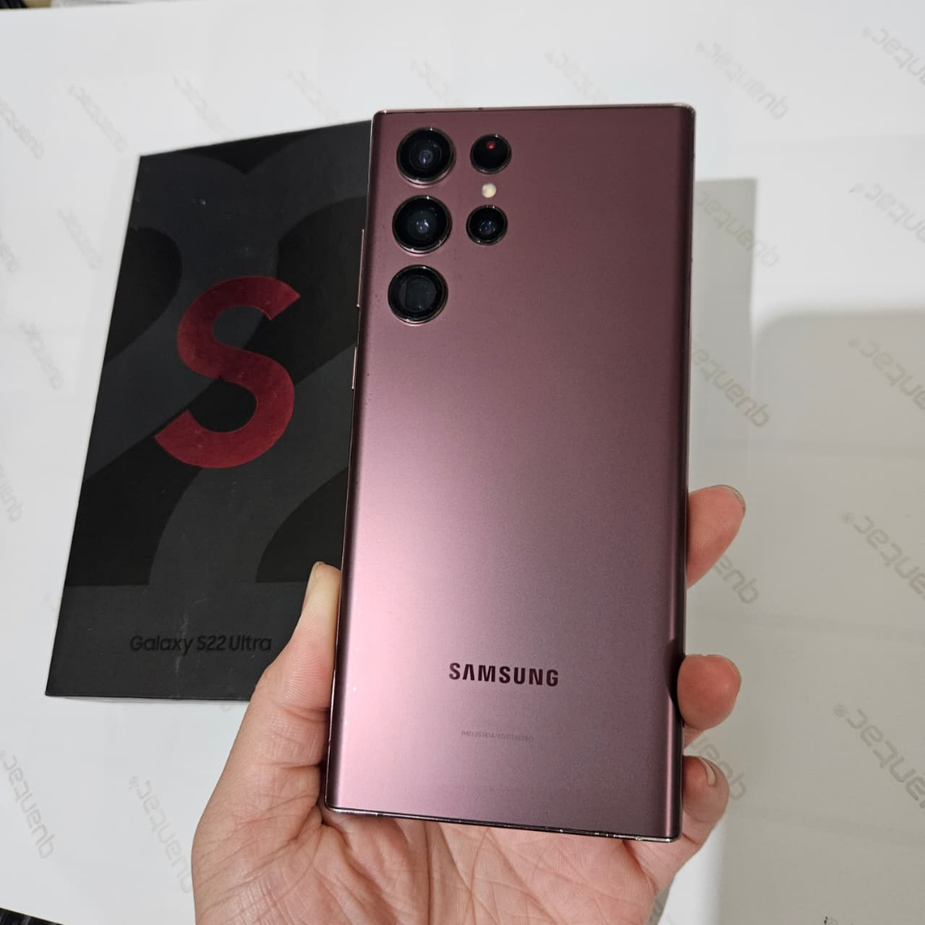 Samsung S22 ULTRA 5G 8/128GB Garansi Resmi SEIN Original Asli 128 GB Minus Garis LCD