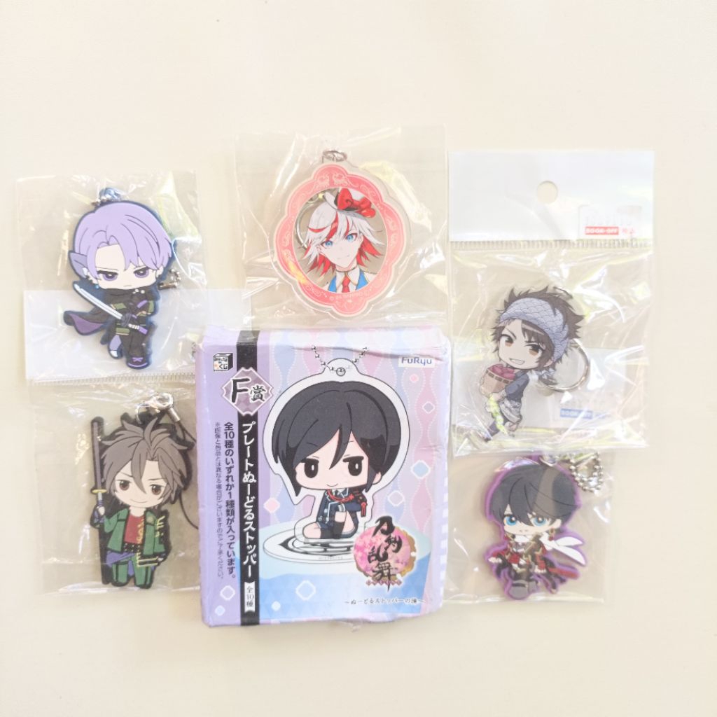 (UPDATE 2) Official Touken Ranbu Fragaria Memories keychain standee akrilik rubber