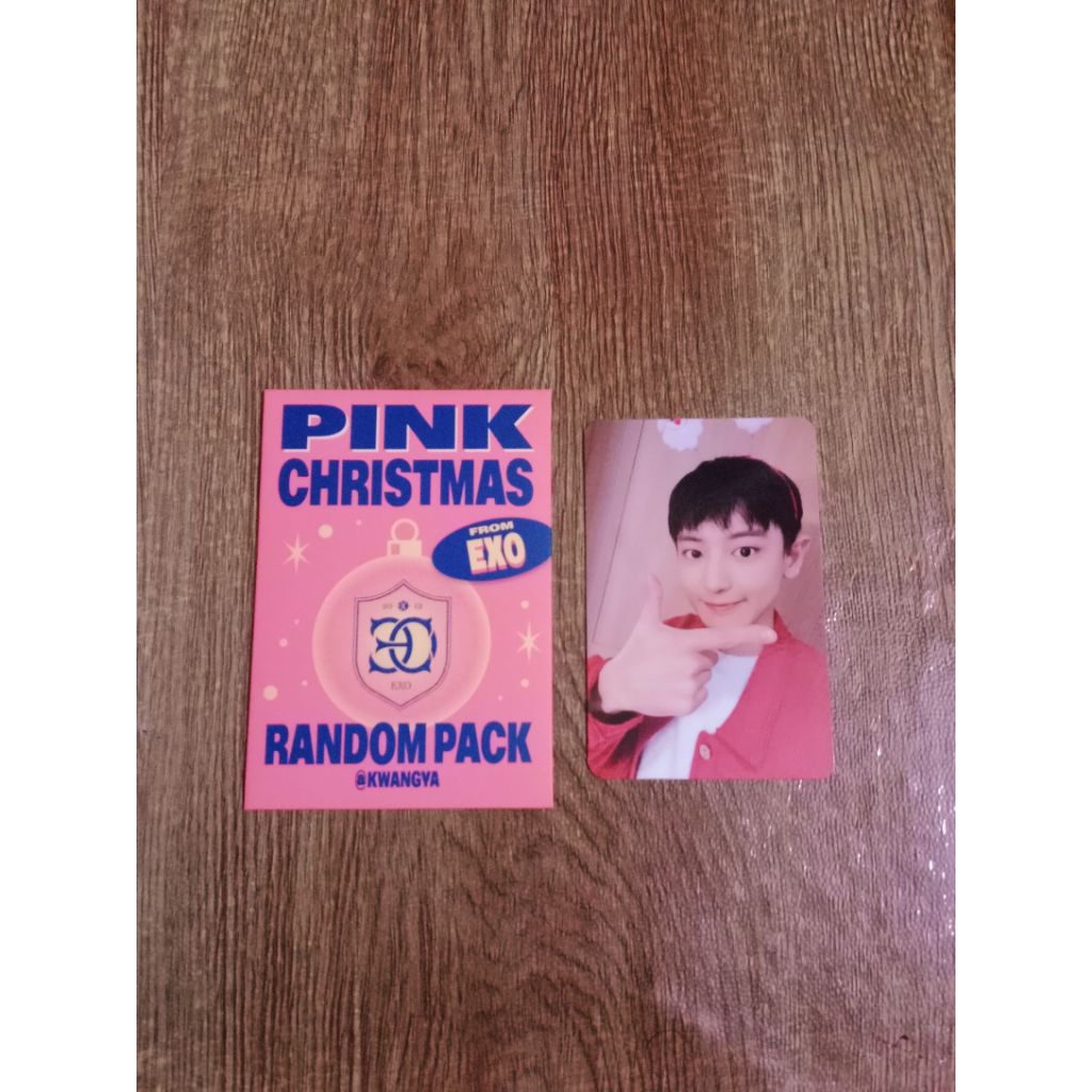 [OFFICIAL] PC CHANYEOL EXO PINK CHRISTMAS RANDOM PACK