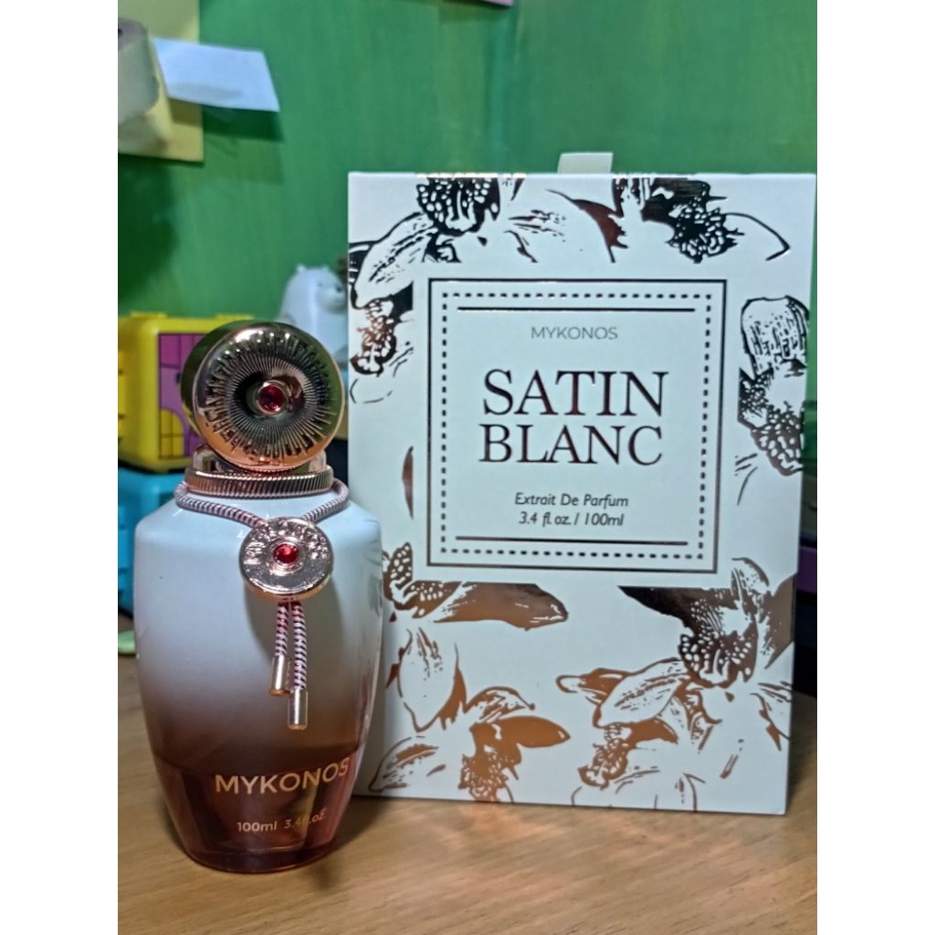 [PRELOVED] PARFUM MYKONOS SATIN BLANC 100 ML