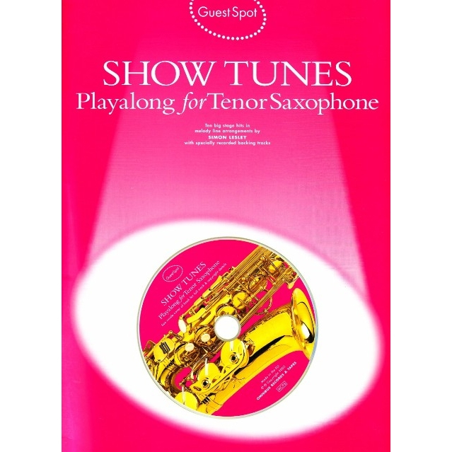 Buku Saxophone Tenor Show Tunes - Playalong for Tenor Saxophone - Include CD