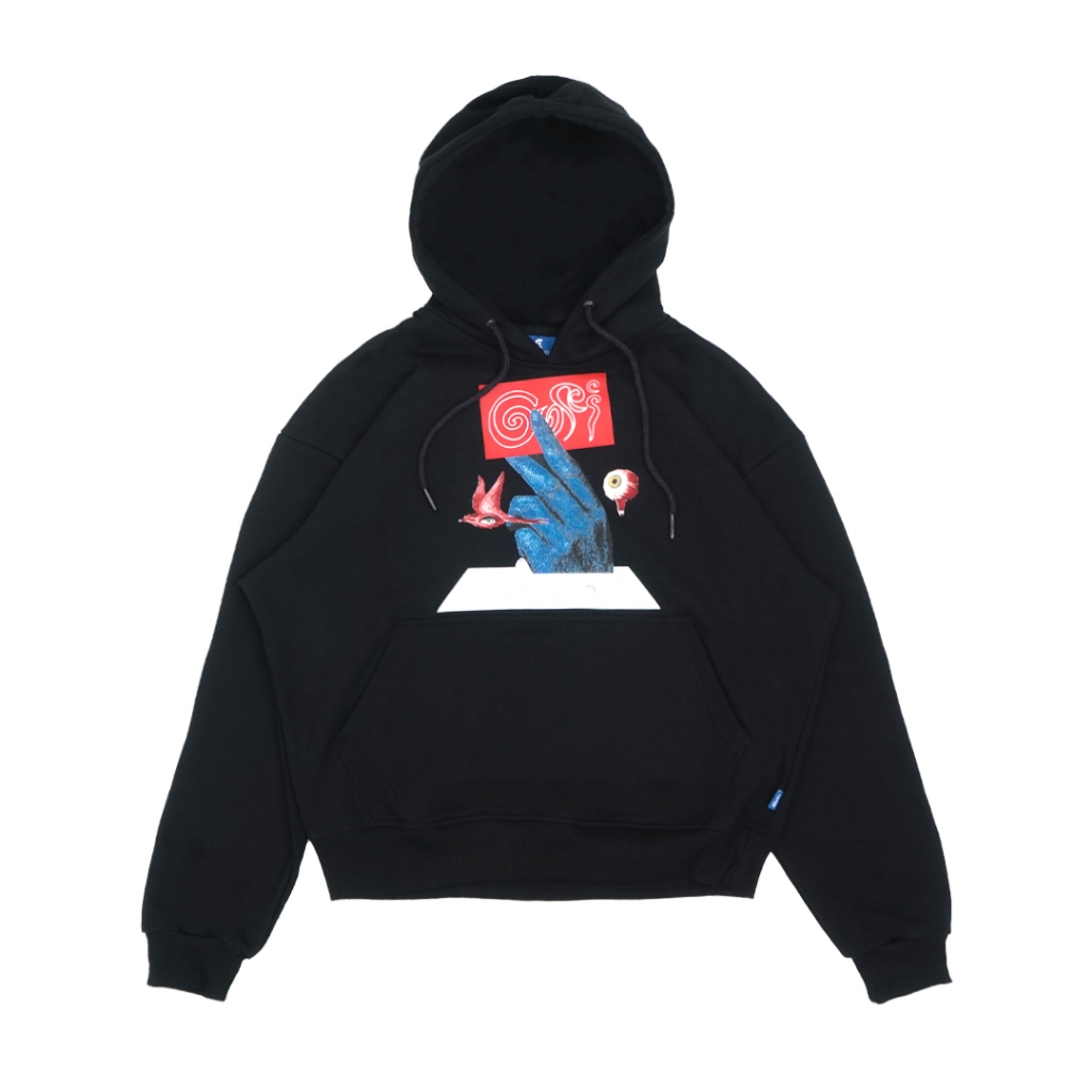 GVFI Hoodie Finger Tips Black