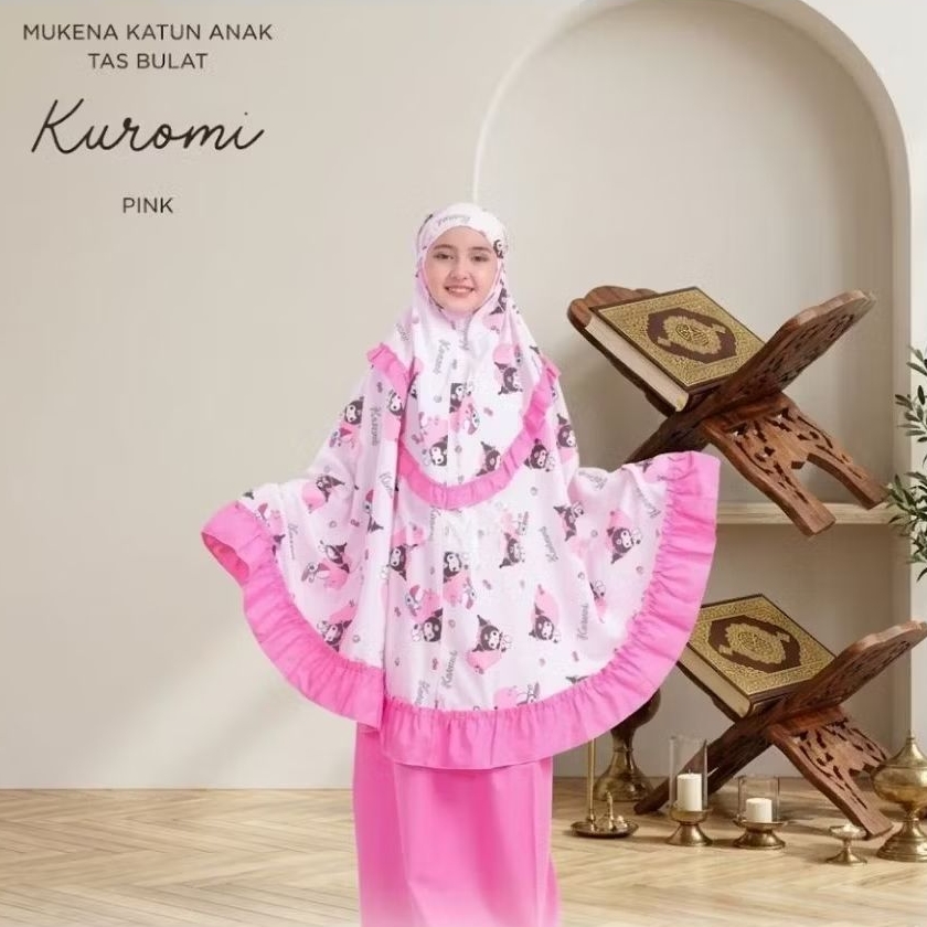 PROMO Mukenah Anak Tanggung Lucu Motif Karakter 2in+1