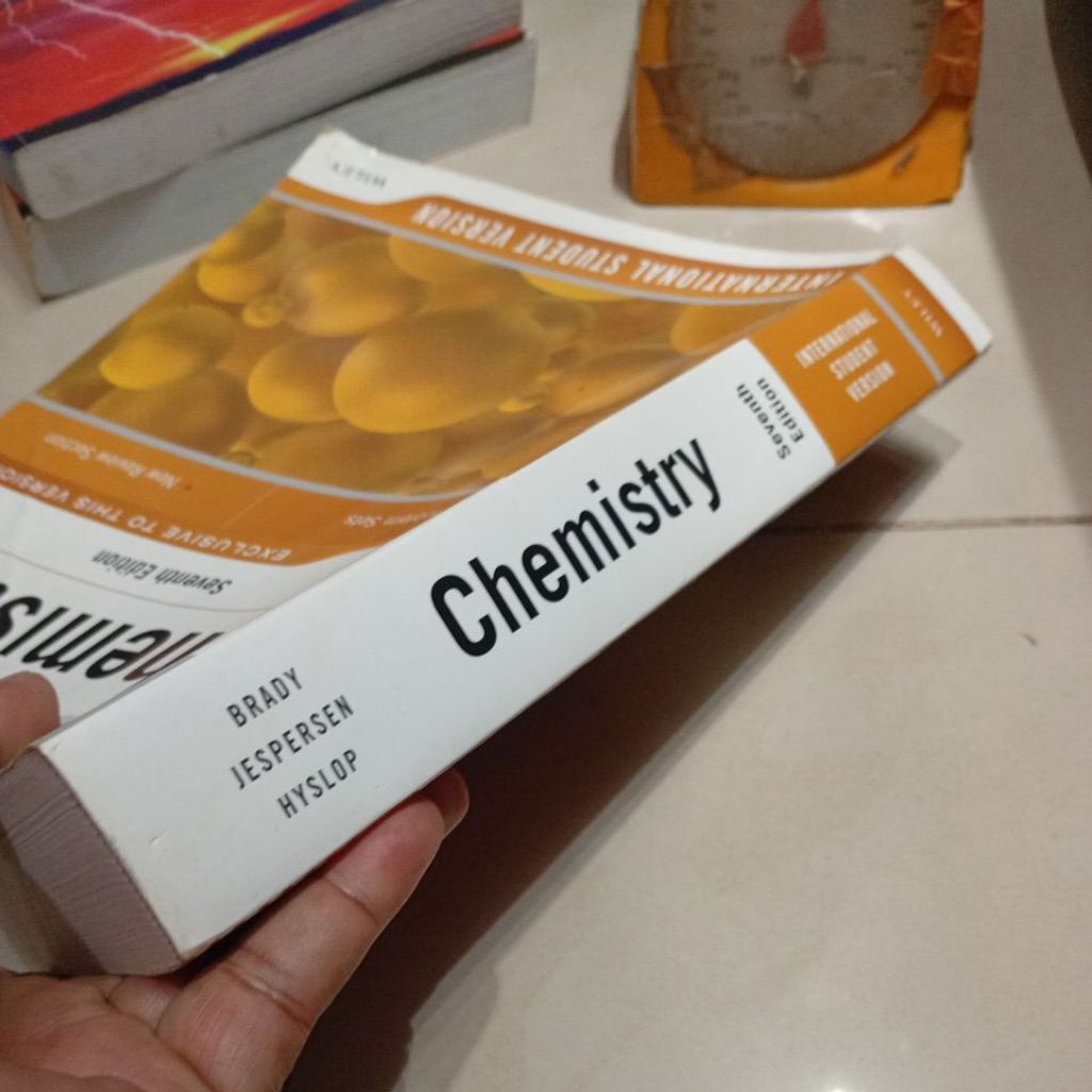 Chemistry Seventh Edition BRADY, JESPERSEN, HYSLOP INTERNATIONAL STUDENT VERSION WILEY