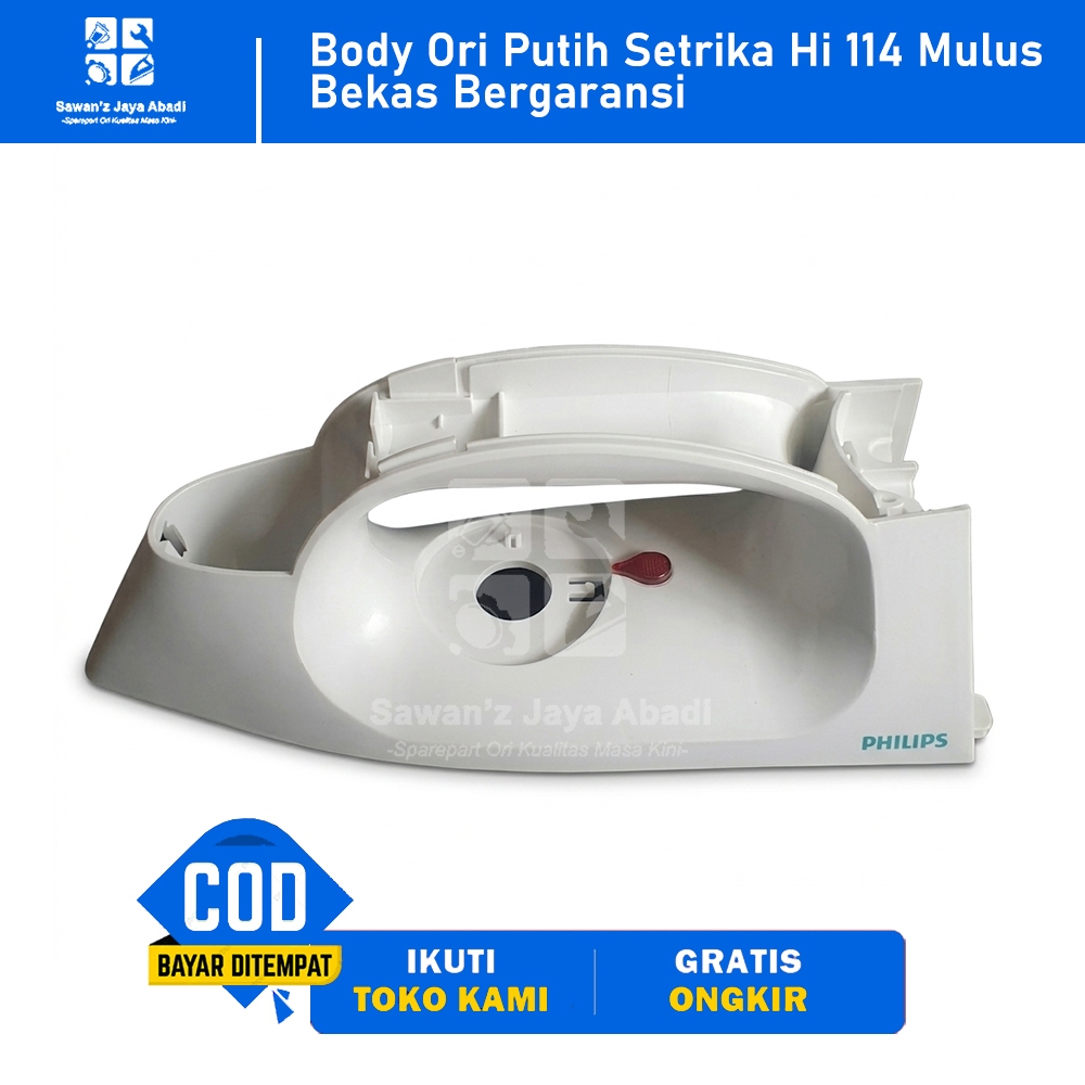 BERGARANSI DAN MURAH Body Setrika Philips Hi 114 Mulus Bekas
