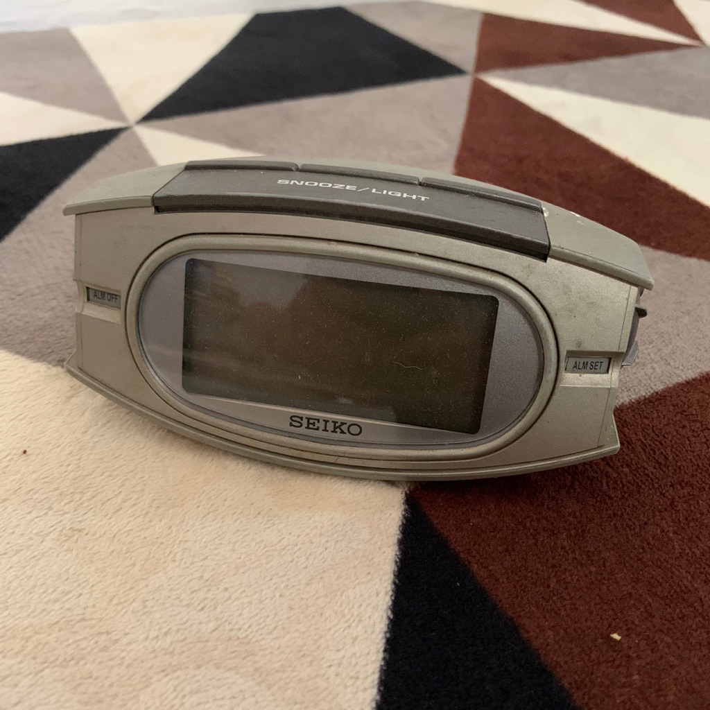 Jam Alarm Digital Seiko Jam Meja