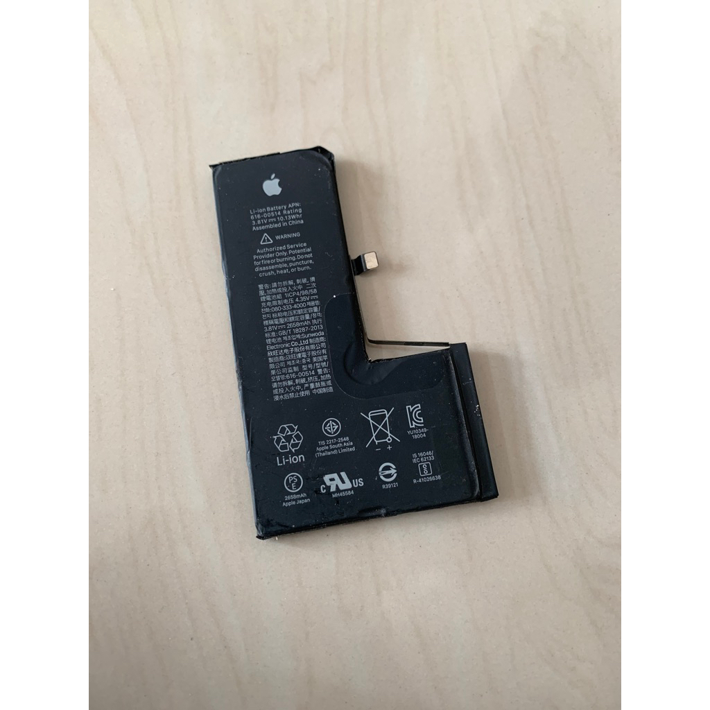 batre baterai battery xs original copotan - bukan xs max