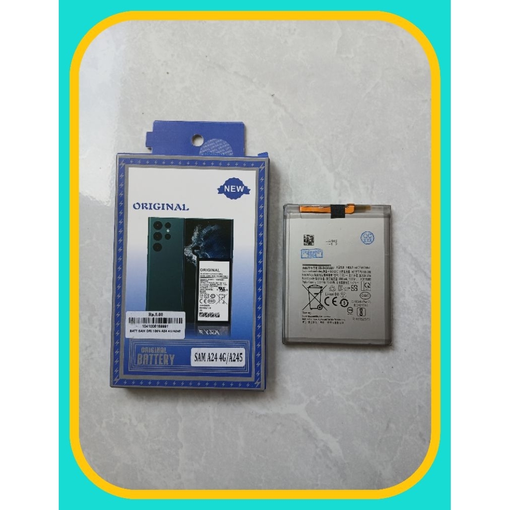 Battery Hp Samsung A24 Ori Baru EB-BA245ABY 5000 mAh